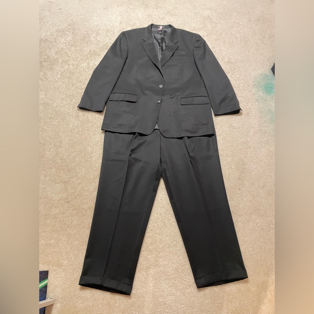 Versini Black Men’s Suit L48